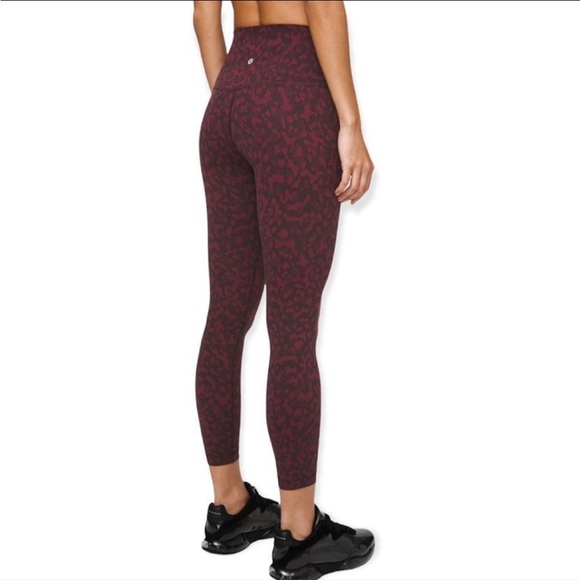 Lululemon Align Pant 25” in Formation Camo Dark Adobe Multi Size 2 - Picture 3 of 5